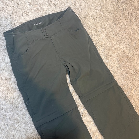 Columbia Omni Shield Women's Convertible Hiking Pants Olive Green|Size 6| - Picture 3 of 14
